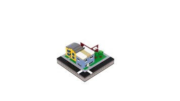 Набор LEGO T77 Micropolis - Small Houses Trio