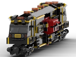 Набор LEGO MOC-22714 Train engine tamping express