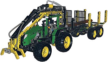 Набор LEGO Лесной трактор с трейлером (прицепом)