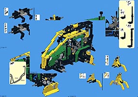 Набор LEGO Лесной трактор с трейлером (прицепом)