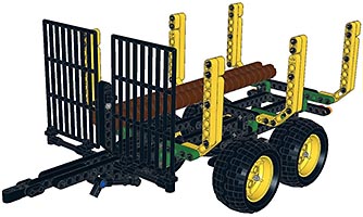 Набор LEGO Лесной трактор с трейлером (прицепом)