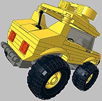 Набор LEGO Большой желтый джип