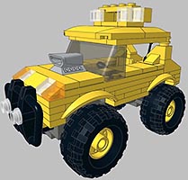 Набор LEGO Большой желтый джип