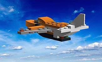 Набор LEGO Спортивный самолет 'Воробей'