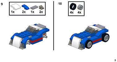 Набор LEGO Гоночная машина