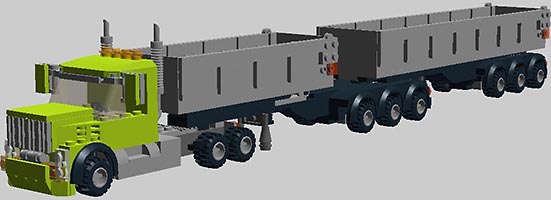 Набор LEGO Автопоезд класса 'B-двойной' ('Би-дабл')