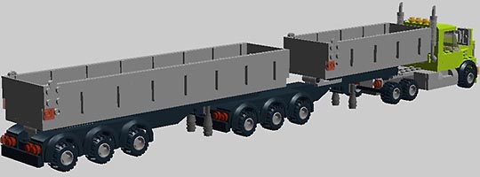 Набор LEGO Автопоезд класса 'B-двойной' ('Би-дабл')