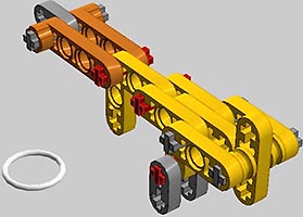 Набор LEGO Полуавтоматический пистолет на резинке