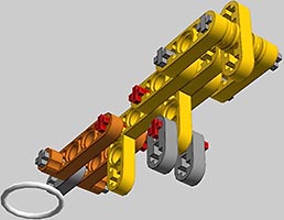 Набор LEGO Полуавтоматический пистолет на резинке