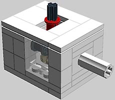 Набор LEGO Вращающаяся витрина для мини-фигурок