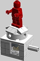 Набор LEGO Мотор для стенда с мини-фигуркой