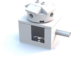 Набор LEGO Мотор для стенда с мини-фигуркой