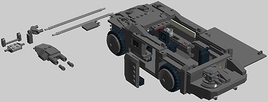Набор LEGO Бронетранспортер инопланетян