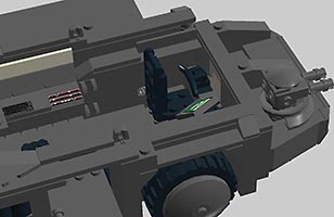 Набор LEGO Бронетранспортер инопланетян