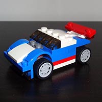 Набор LEGO Маслкар триколор (Мускулистая машина)