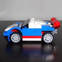 Набор LEGO Маслкар триколор (Мускулистая машина)