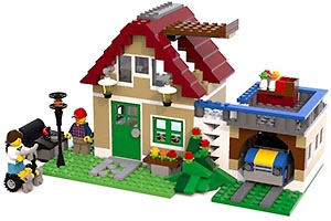 Набор LEGO Домик с гаражом