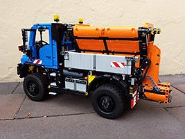 Набор LEGO Контейнер для щебня и диспенсер - дополнение к Унимогу