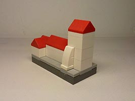 Набор LEGO Церковь Брёнсхёй в Дании (нано-конструирование)