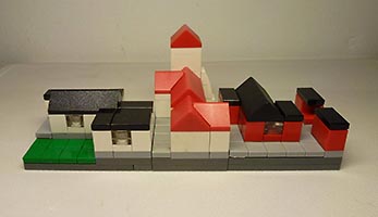 Набор LEGO Церковь Брёнсхёй в Дании (нано-конструирование)