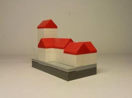 Набор LEGO Церковь Брёнсхёй в Дании (нано-конструирование)