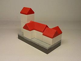 Набор LEGO Церковь Брёнсхёй в Дании (нано-конструирование)