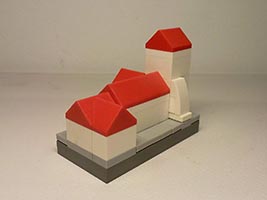 Набор LEGO Церковь Брёнсхёй в Дании (нано-конструирование)