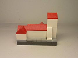 Набор LEGO Церковь Брёнсхёй в Дании (нано-конструирование)