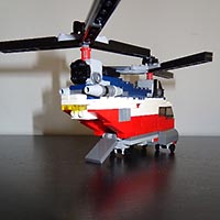 Набор LEGO Двухосный грузовой вертолет 'Небесный лифт'