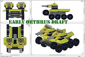 Набор LEGO Танк из игры 'Ортрус онлайн'