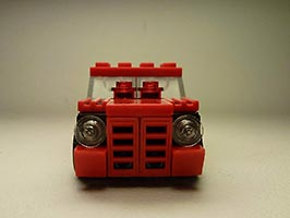 Набор LEGO Маслкар черный с красным (Мускулистая машина)