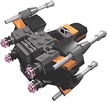 Набор LEGO Истребитель По Х-крыло (микро-истребитель)