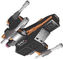 Набор LEGO Истребитель По Х-крыло (микро-истребитель)