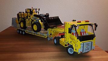 Набор LEGO Низкорамный прицеп-платформа, версия 2