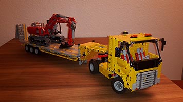 Набор LEGO Низкорамный прицеп-платформа, версия 2