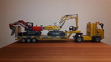Набор LEGO Низкорамный прицеп-платформа, версия 2