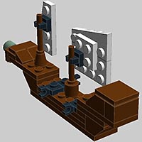 Набор LEGO Пиратский корабль мини