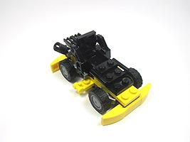 Набор LEGO Гоночный карт желтый с черным