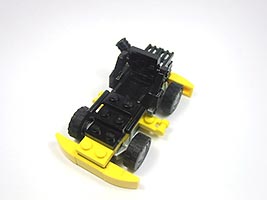 Набор LEGO Гоночный карт желтый с черным