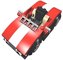 Набор LEGO Красный родстер