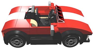 Набор LEGO Красный родстер