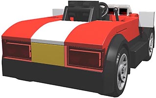 Набор LEGO Красный родстер