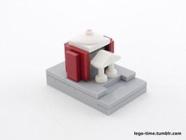 Набор LEGO Ротонда Университета Виргинии (микро-масштаб)
