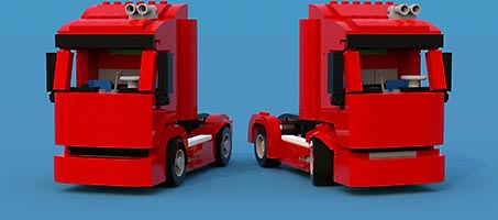 Набор LEGO Грузовик гоночной команды 'Скудерия Феррари'
