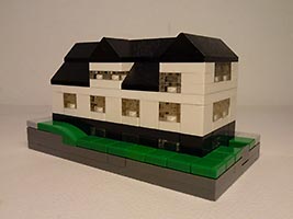 Набор LEGO Караульное здание музея Brede Works в Дании (микро-конструирование)