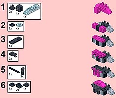 Набор LEGO 'Призрак прилива' - робот-паук