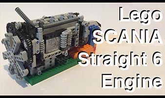 Набор LEGO MOC-4666 Двигатель Скания
