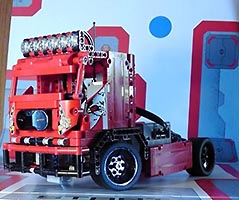 Набор LEGO MOC-4671 'Смарт S3mi' - седельный тягач