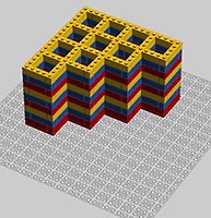 Набор LEGO MOC-4699 Подставка для зубной щетки