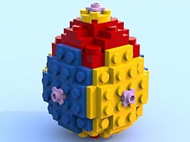 Набор LEGO MOC-4706 Пасхальное яйцо